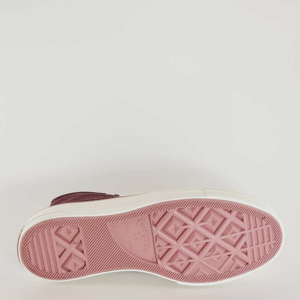 Converse CTAS Hi Lift Dark Wine/Stone Mauve Women's Platform Sneaker A03721C NWT - Picture 4 of 6